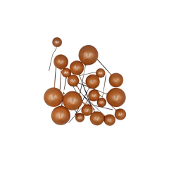 PASTA ÜSTÜ TOP SÜS METALİK SOMON - Pastry Planet