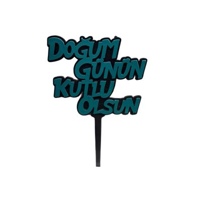 PLEKSİ RENKLİ SÜS 