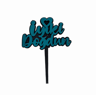 PLEKSİ RENKLİ SÜS 