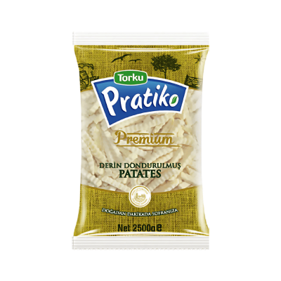 PRATİKO TIRTIKLI PATATES PREMİUM 9*9 2,5 KG*K:5 AD - 1