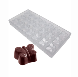 S652-22 POLİKARBON ÇİKOLATA KALIBI KELEBEK - Pastry Planet