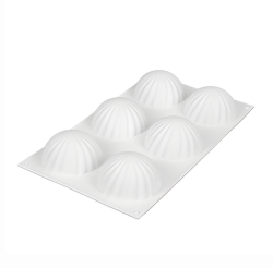 SİLİKON KALIP K.ETEKLİ KEK KALIBI 6 LI - Pastry Planet