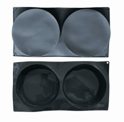 SİLİKON KALIP YUVARLAK 2 Lİ SK-0928 - Pastry Planet