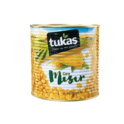 TUKAŞ MISIR KONSERVESİ N:2,700GR S:1650GR*(K: 6AD) - 1