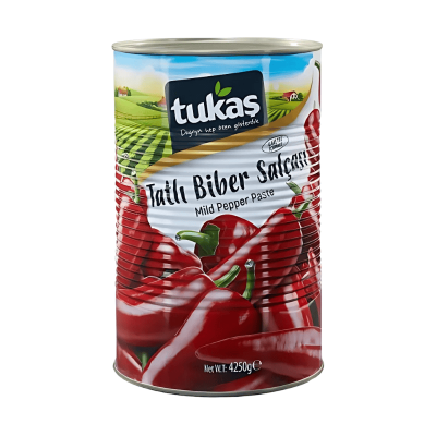 TUKAŞ TATLI BİBER SALÇASI 5/1 (N:4250GR)* (6 AD) - 1