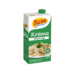 ÜLKER BİZİM YEMEKLİK KREMA %20 YAĞLI BİTKİSEL 1KG - Ülker