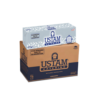 USTAM CATERİNG MARGARİN 15 KG ( 6 X 2,5 KG ) - 1