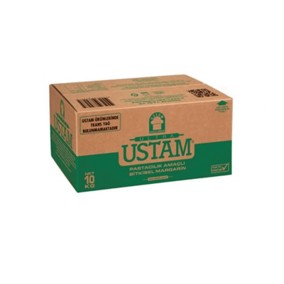 USTAM (ULTRA YEŞİL) PASTACILIK YAĞ 10 KG - 1