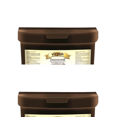VİZYON CHOCOCOVER GANAJ SOSU BİTTER 6 KG *4 - 1