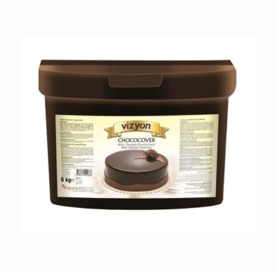 VİZYON CHOCOCOVER GANAJ SOSU BİTTER 6 KG *4 - 1