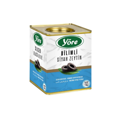 YÖRE SİYAH DİLİMLİ ZEYTİN 7 KG TNK - 1