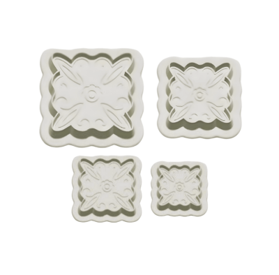 ZN2074 4LÜ İÇİ DESENLİ KARE KUPAT - 1