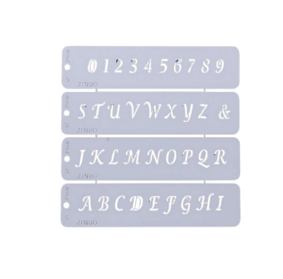 ZN632 HARF RAKAM PASTA SÜSLEME ŞABLONU - 1